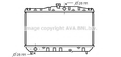 PRASCO TO2157 Radiator, engine cooling